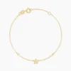 Bracelet Fenton Or Jaune Oxyde De Zirconium
