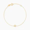 Bracelet Fenton Or Jaune Oxyde De Zirconium