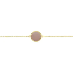 Bracelet Florica Or Jaune Calcédoine