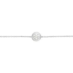 Bracelet Hajila Or Blanc Diamant
