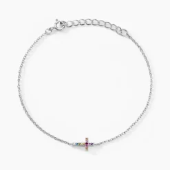 Bracelet Haïvy Argent Blanc Oxyde De Zirconium
