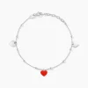 Bracelet Hinde Argent Blanc