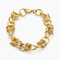 Bracelet Huda Acier Jaune