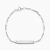 Bracelet Identité Bebe Bartolomee Or Blanc