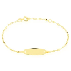 Bracelet Identité Eowyn Maille Fantaisie Or Jaune