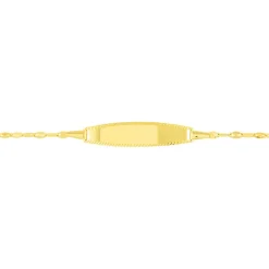 Bracelet Identité Eowyn Maille Fantaisie Or Jaune