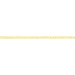 Bracelet Identité Etheline Maille Gourmette Or Jaune