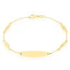 Bracelet Identité Eudoxie Maille Filigrane Or Jaune