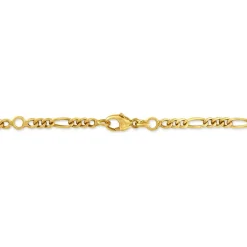 Bracelet Identité Fanelia Maille Marine Or Jaune