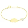 Bracelet Identité Gaspardine Maille Forçat Or Jaune