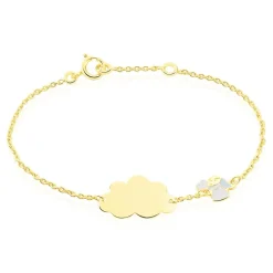 Bracelet Identité Gaspardine Maille Forçat Or Jaune