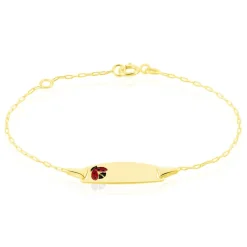 Bracelet Identité Gaspardine Maille Forçat Or Jaune