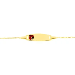 Bracelet Identité Gaspardine Maille Forçat Or Jaune