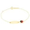 Bracelet Identité Gaspardine Maille Forçat Or Jaune