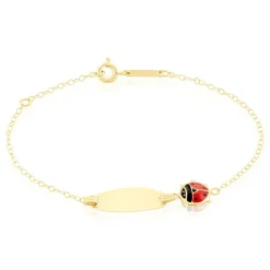 Bracelet Identité Gaspardine Maille Forçat Or Jaune
