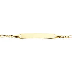 Bracelet Identite Bebe Or Jaune Bartolomee