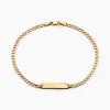Bracelet Identitée Genevra Or Jaune
