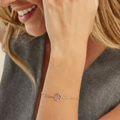 Bracelet Ieva Argent Rose