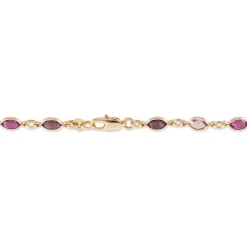 Bracelet Ilvaae Plaqué Or Jaune Pierre De Synthese