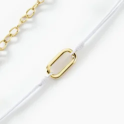 Bracelet Infini Pop Argent Jaune