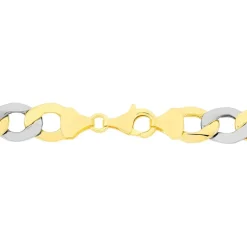 Bracelet Iris Or Bicolore Maille Gourmette