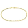 Bracelet Iris Or Jaune Maille Gourmette