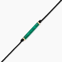 Bracelet Irving Or Jaune Malachite