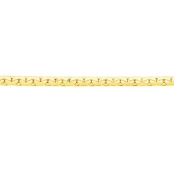 Bracelet Ivy Maille Haricot Or Jaune