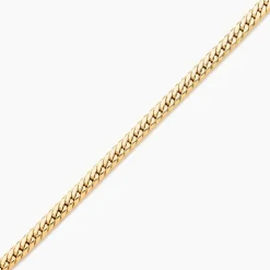Bracelet Izel Maille Anglaise Or Jaune