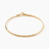 Bracelet Izel Maille Anglaise Or Jaune
