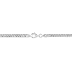 Bracelet Izel Maille Anglaise Or Blanc
