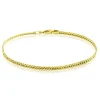 Bracelet Izel Maille Anglaise Or Jaune