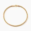 Bracelet Jany Maille Palmier Or Jaune