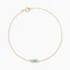 Bracelet Jardin Secret Or Jaune Topaze Oxyde De Zirconium
