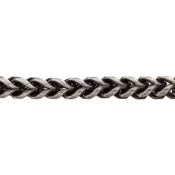 Bracelet Jasone Maille Franco Acier Gris
