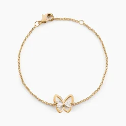Bracelet Jelissa Plaqué Or Jaune Oxyde De Zirconium