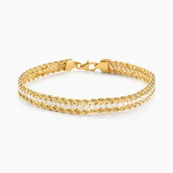 Bracelet Jerry Maille Corde Or Jaune