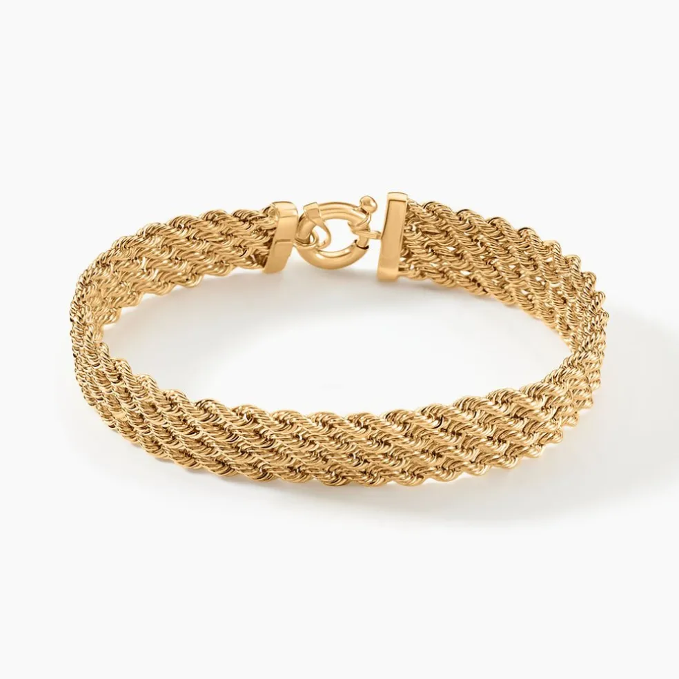 Bracelet Jerry Maille Corde Or Jaune