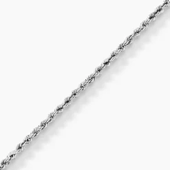 Bracelet Jerry Or Blanc Maille Corde