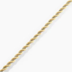 Bracelet Jerryenne Corde Et Venitienne Or Bicolore