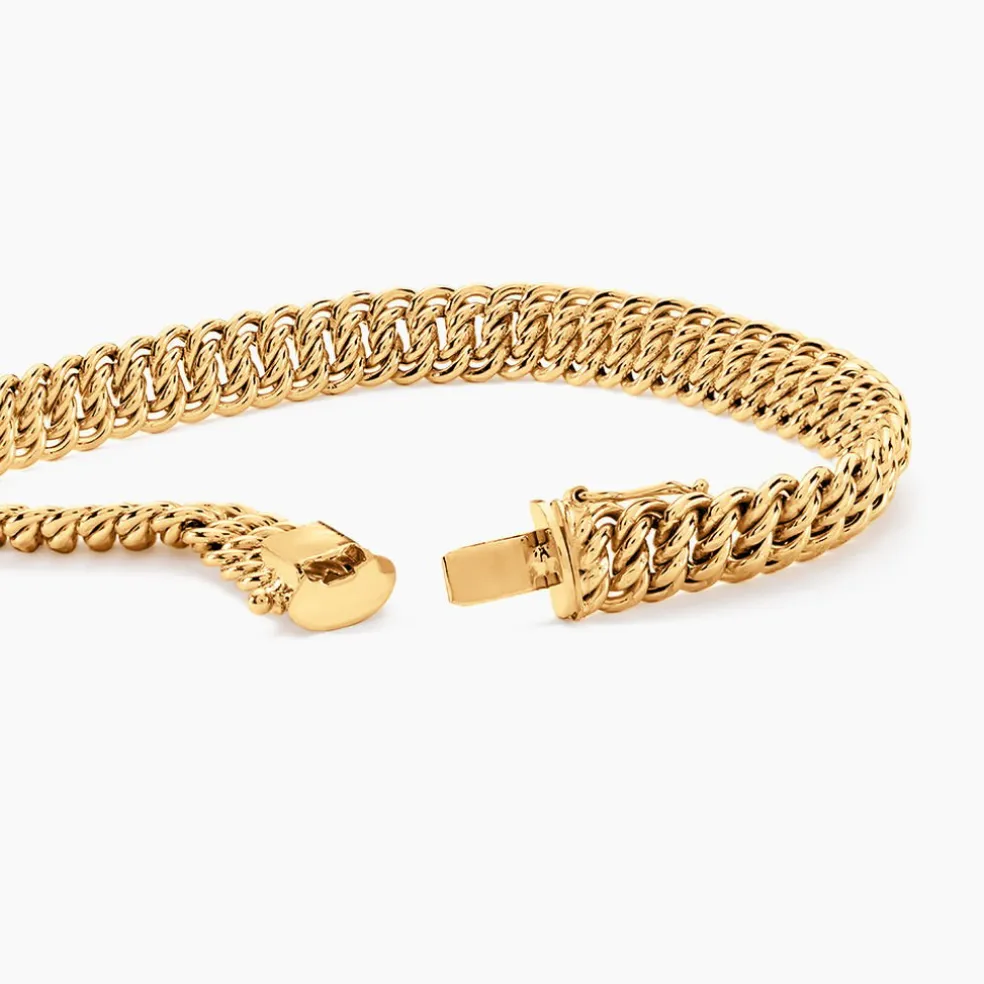 Bracelet Jimmy Maille Americaine Or Jaune