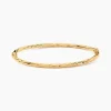 Bracelet Jonc Anaisaae Torsade Or Jaune