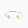 Bracelet Jonc Blanka Plaqué Or Jaune