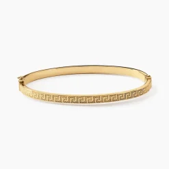 Bracelet Jonc Capucina Grec Or Jaune
