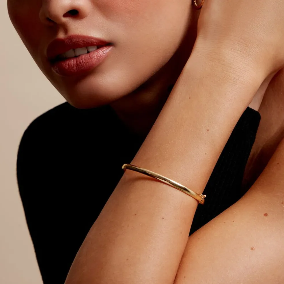 Bracelet Jonc Cynthia Or Jaune