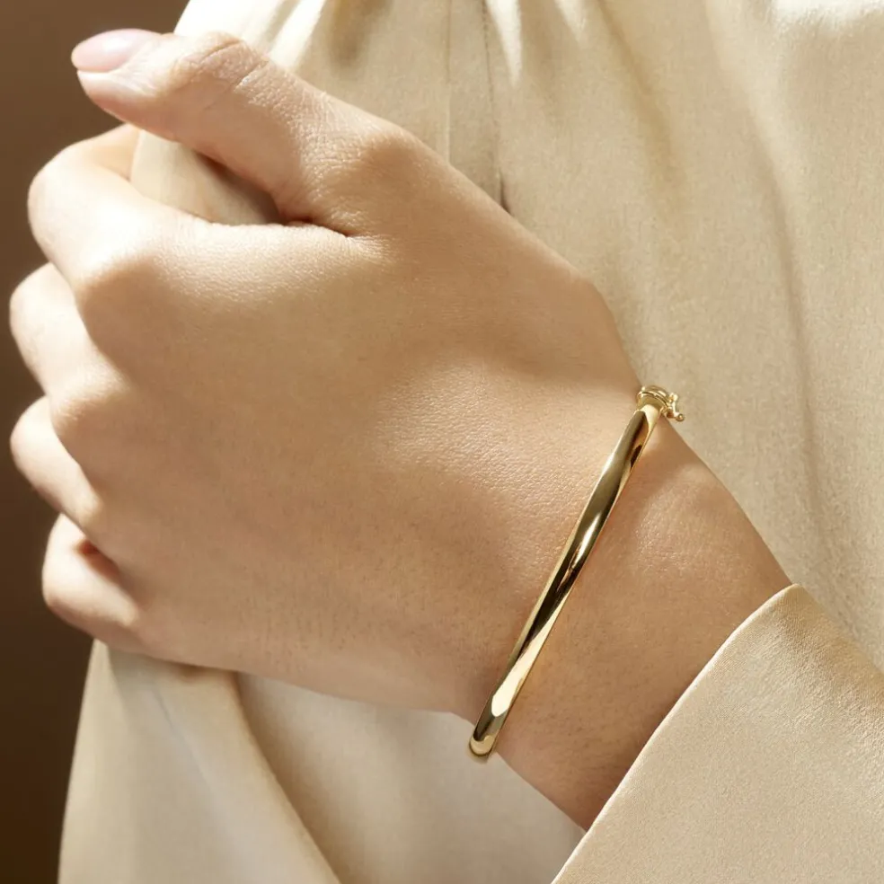 Bracelet Jonc Cynthia Or Jaune