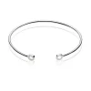 Bracelet Jonc Danae Argent Blanc Oxyde De Zirconium
