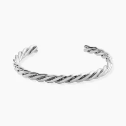Bracelet Jonc Jourdan Guilherme Acier Argenté