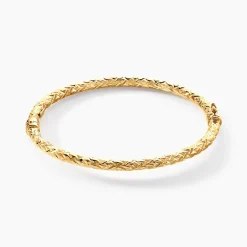 Bracelet Jonc Shiny Diamante Or Jaune