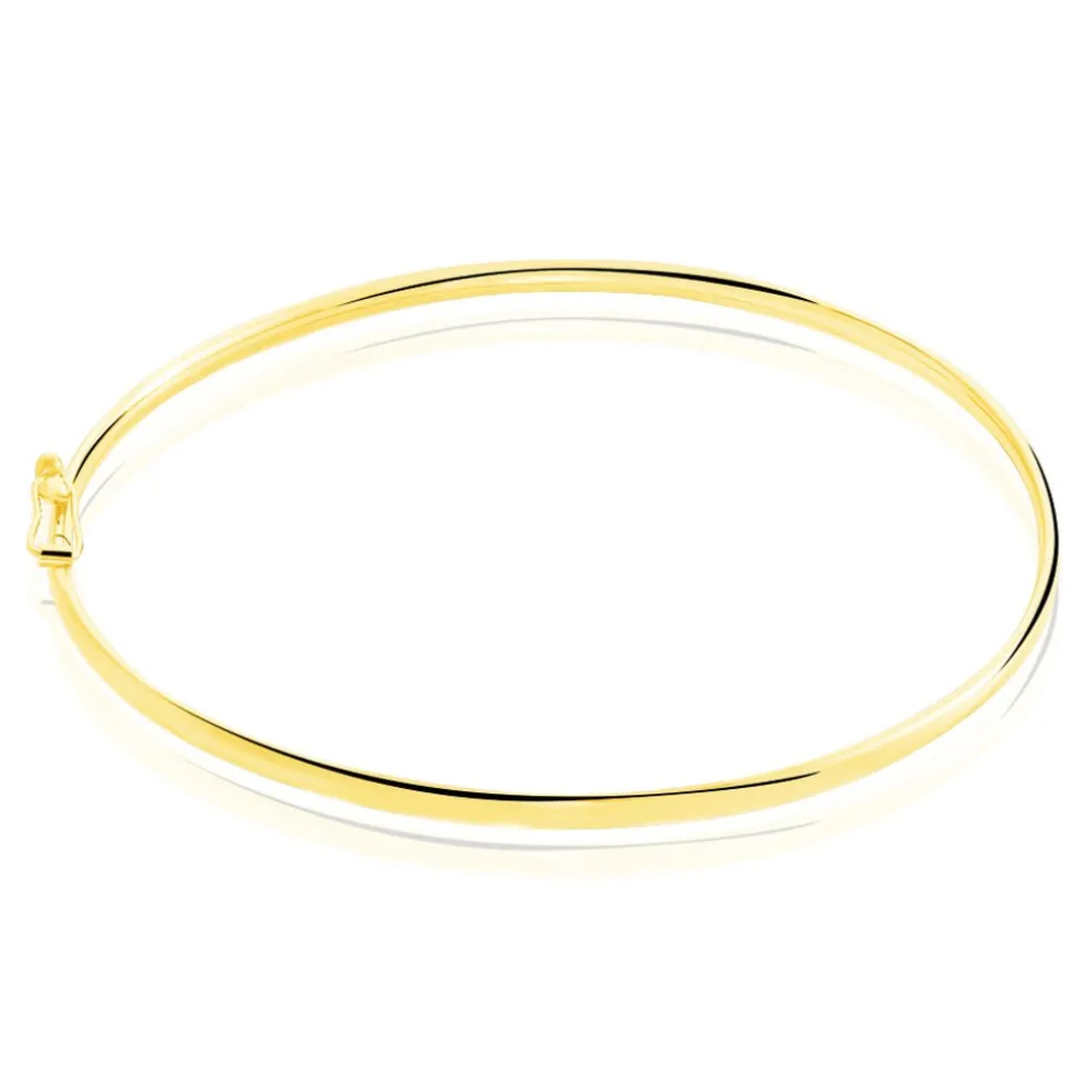 Bracelet Jonc Yuriy Fil Flexible Or Jaune
